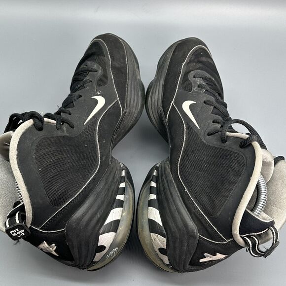 Nike Air  Max Penny 5 Mens 9 Athletic Sneaker Shoes Black Thrashed Basketball - Picture 8 of 11